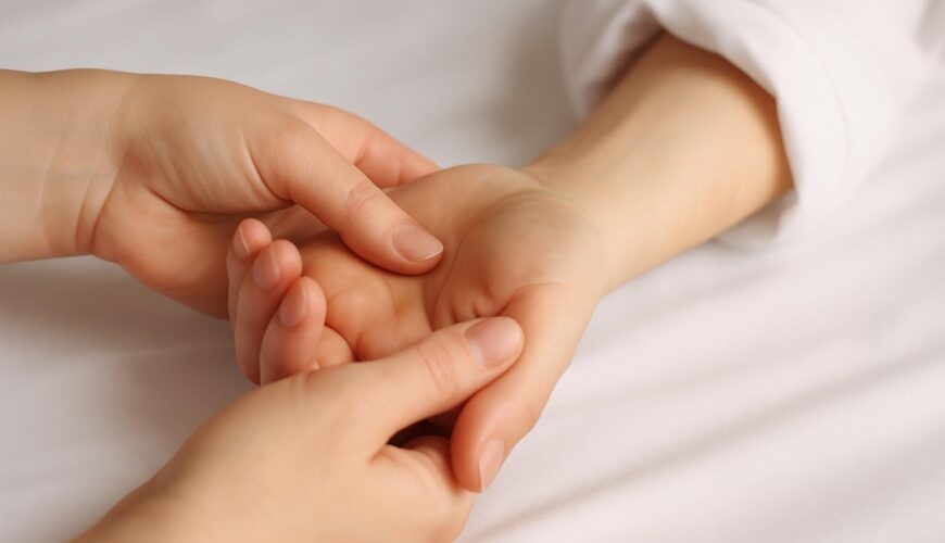 Dlaczego warto skorzystać z Refleksologi - ręka